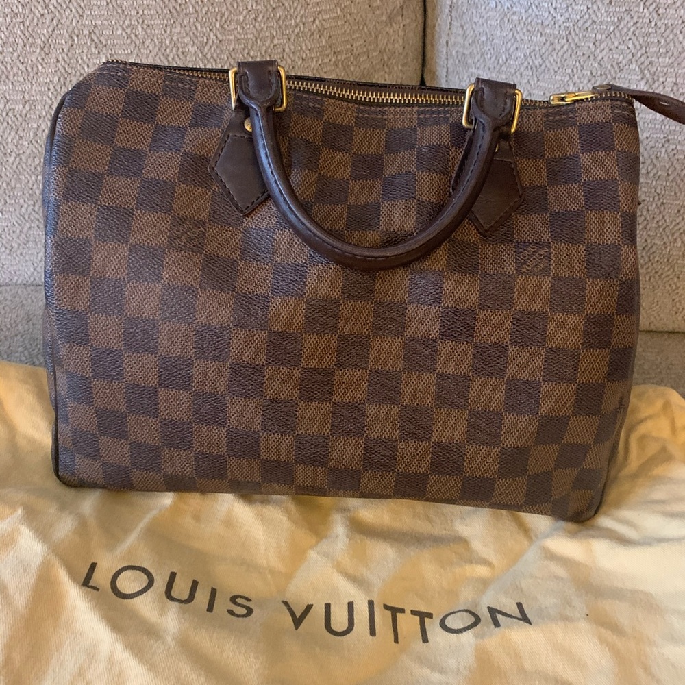 Louis Vuitton Speedy 30 Damier Ebene purse bag